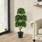 45 Inch Artificial Boxwood Topiary Ball Tree Perfect for Indoor-Outdoor Decor